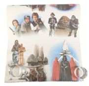 STAR WARS - UNUSED ROLL OF VINTAGE 1980S WALLPAPER