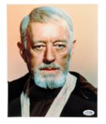 STAR WARS - SIR ALEC GUINNESS (1914-2000) - AUTOGRAPHED 8X10
