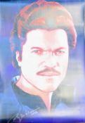 STAR WARS - BILLY DEE WILLIAMS (LANDO) - LARGE SIGNED VINYL ART