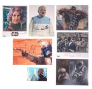 STAR WARS - COLLECTION OF SIGNED PHOTOGRAPHS