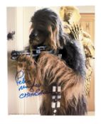 STAR WARS - PETER MAYHEW - AUTOGRAPHED 8X10