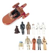 STAR WARS - FIRST 12 ACTION FIGURES PLUS LAND SPEEDER