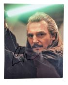 STAR WARS - LIAM NEESON (QUI GON JINN) - SIGNED 8X10