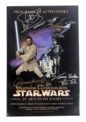 STAR WARS - MULTI-SIGNED BROCHURE MEXICAN CONVENTION