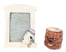 STAR WARS - SIGMA - CERAMIC MUG & R2D2 PICTURE FRAME - AS NEW
