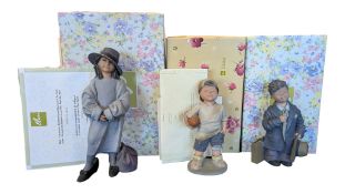 THREE LATE 20TH CENTURY SPANISH ELISA LIMITED EDITION CERAMIC FIGURES