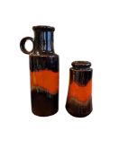 SCHEURICH - TWO VINTAGE WEST GERMAN CERAMIC VASES