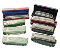 MATTHIAS HOHNER, GERMANY - COLLECTION OF VINTAGE 20TH CENTURY HARMONICAS