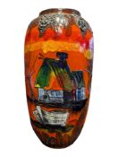 LATE 20TH CENTURY WEST GERMAN SCHEURICH KERAMIK LARGE VASE