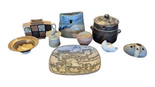 COLLECTION OF LATE 20TH CENTURY STUDIO POTTERY
