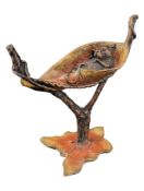 DAVID MEREDITH (B. 1973) - 21ST CENTURY BRONZE OL' SLEEPY HEAD FIGURE