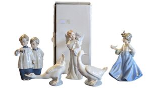NAO BY LLADRO - COLLECTION OF LATE 20TH CENTURY SPANISH PORCELAIN FIGURES