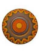 REINER GEHRIG OF GRUNSTADT - LATE 20 CENTURY WEST GERMAN POTTERY CHARGER