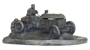 MANNER OF WILHELM ZWICK - 20TH CENTURY CAR INKWELL