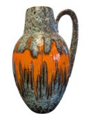 SCHEURICH KERAMIK WEST GERMAN MID CENTURY POTTERY FAT LAVA VASE / JUG