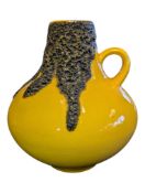 LATE 20TH CENTURY FOHR KERAMIK WEST GERMAN CERAMIC FAT LAVA JUG VASE