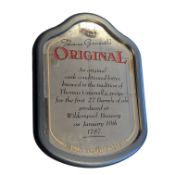 THOMAS GREENALLS - VINTAGE POINT OF SALE ADVERTISING MIRROR