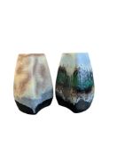 DUMLER & BREIDEN - TWO VINTAGE WEST GERMAN CERAMIC VASES