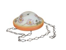 EARLY 20TH CENTURY GLASS PLAFONNIER FLYCATCHER CEILING PENDANT LIGHT SHADE