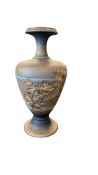 DOULTON LAMBETH - 1885 ELIZA SIMMONS STONEWARE VASE