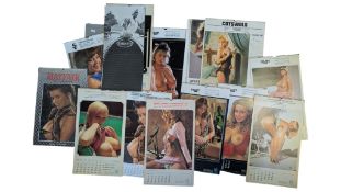 COLLECTION OF VINTAGE EROTIC NUDE CALENDARS