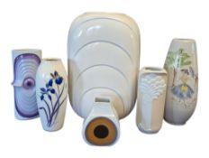 COLLECTION OF LATE 20TH CENTURY CONTEMPORARY WEST GERMAN & OTHER POTTERY VASES