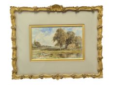 19TH CENTURY EDMUND MORISON WIMPERIS WATERCOLOUR PAINTING