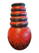 1970S WEST GERMAN SCHEURICH KERAMIK CERAMIC VASE