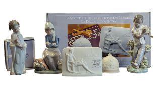 LLADRO, VALENCIA - COLLECTION OF VINTAGE 20TH CENTURY SPANISH PORCELAIN FIGURINES