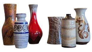 STUDIO ART POTTERY - COLLECTION OF VINTAGE MID CENTURY STUDIO ART POTTERY CERAMIC