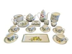 PORTMEIRION - THE BOTANIC GARDEN - LATE 20TH CENTURY TEA & COFFEE SERVICE