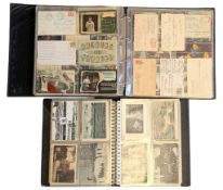 COLLECTION OF EARLY 20TH CENTURY EUROPEAN GREETING SOUVENIR POSTCARDS