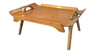 MID CENTURY CENTURION FOLDING BENTWOOD BREAKFAST TRAY BY PARAGON
