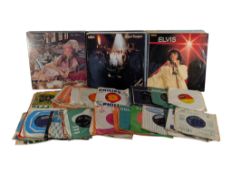 COLLECTION OF VINTAGE 20TH CENTURY LP & SINGLE VINYL RECORDS