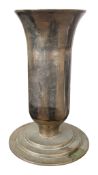 EARLY 20TH CENTURY BRASS TRUMPET SHAPED VASE