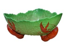 MID 20TH CENTURY CARLTON WARE CERAMIC LOBSTER SALAD BOWL
