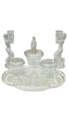 WALTHER & SOHNE, GERMANY - COLLECTION OF ART DECO EARLY 20TH CENTURY TABLEWEAR GLASS