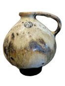 KURT TSCHORNER FOR RUSCHA KERAMIK - LATE 20TH CENTURY CERAMIC FAT LAVA JUG