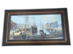 HARLEY CROSSLEY (1936-2013) - BROAD KEY BRISTOL 1904 OIL PAINTING