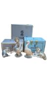 LLADRO/NAO - COLLECTION OF VINTAGE SPANISH PORCELAIN FIGURES