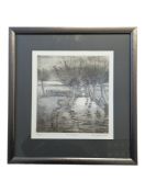 2004 LUCY WILLIS LIMITED EDITION ETCHING PRINT THE LEVELS 48 / 100