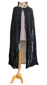VICTORIAN 19TH CENTURY SILK VELVET CAPE