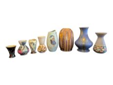 COLLECTION OF MID TO LATE 20TH CENTURY CONTINENTAL CERAMIC VASES