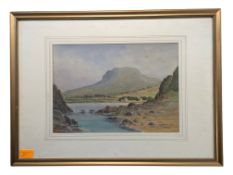 GEORGE W MORRISON (IRISH 1820 - 1893) - 19TH CENTURY CUSHENDALL BAY WATERCOLOUR PAINTING