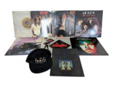 COLLECTION OF VINTAGE LATE 20TH CENTURY ROCK & METAL LP VINYL RECORDS