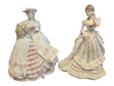 ROYAL WORCESTER FIGURINE & COALPORT PORCELAIN FIGURINES