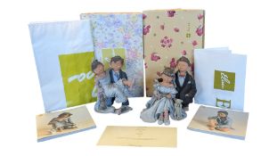 TWO LATE 20TH CENTURY SPANISH ELISA LIMITED EDITION RESIN FIGURES