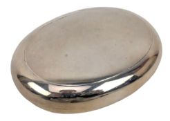 EDWARD VII HALLMARKED SILVER TOBACCO BOX / SNUFF BOX