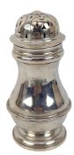 20TH CENTURY GEORGE V HALLMARKED SILVER CASTOR / SIFTER