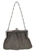 GEORGE V LONDON IMPORT 925 SILVER MESH PURSE